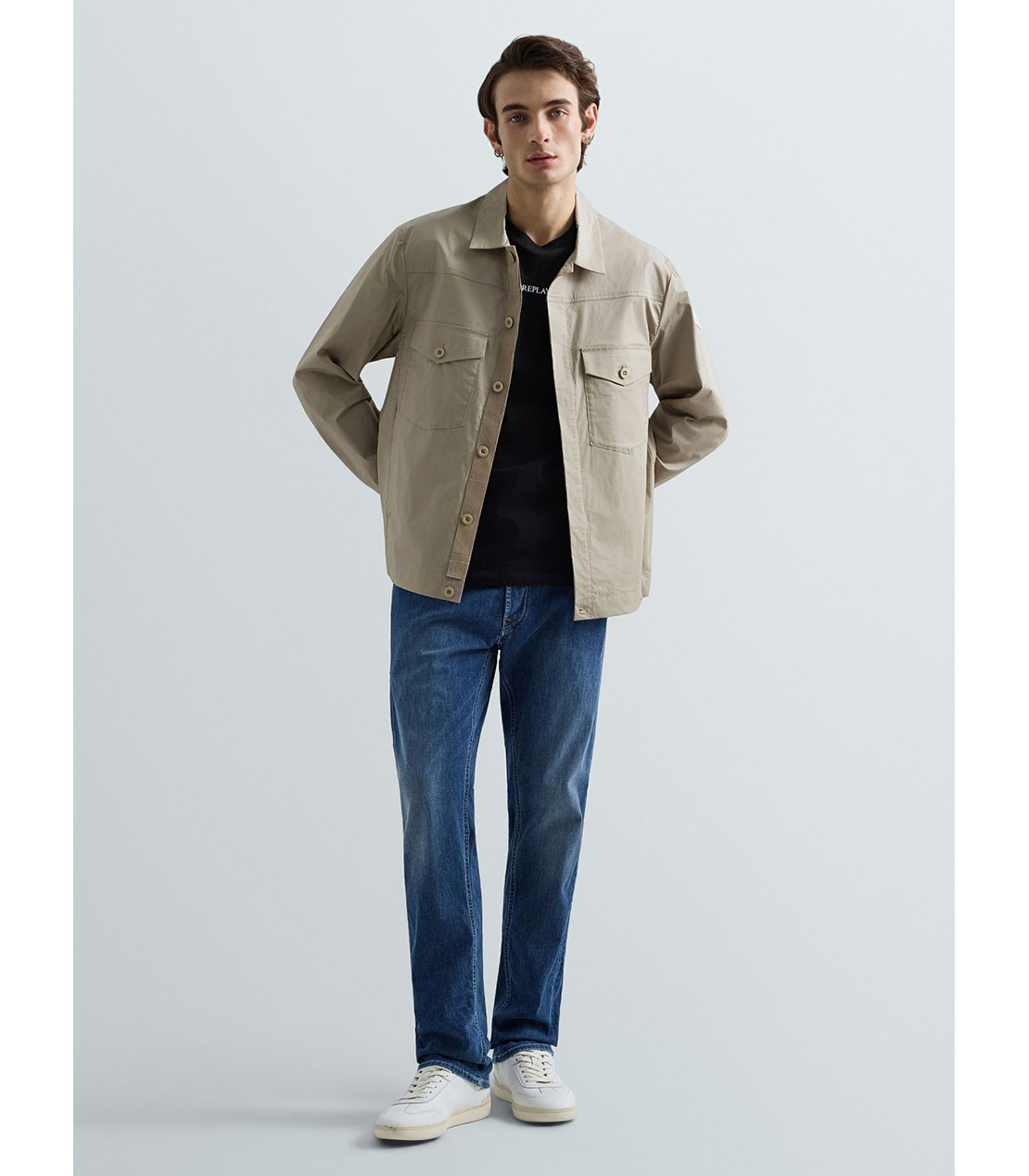 スリムストレートフィットGROVER 超軽量デニム 詳細画像 ブルー 2